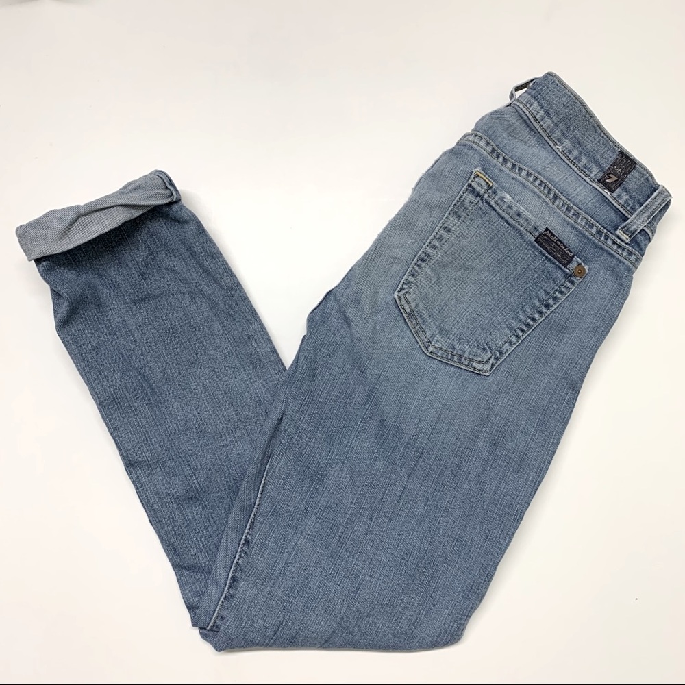 7 for all mankind the skinny crop & roll - Picture 6 of 6